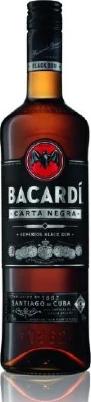 Bacardi Carta Negra Rum 70cl  Kar. 6