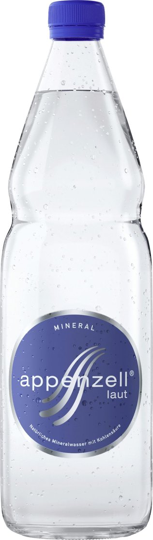 Appenzell Mineral laut Glas 100cl  Har. 12