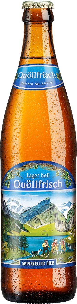 Appenzeller Quöllfrisch Lager Hell 50cl Har. 20