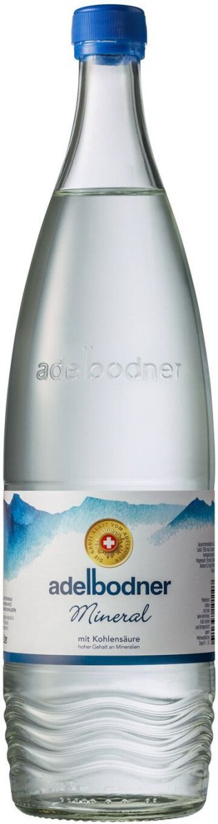 Adelbodner Mineral mit CO2 Glas 100cl  Har. 12