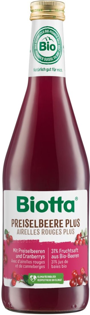 Biotta Preiselbeersaft 50cl  Kar. 6