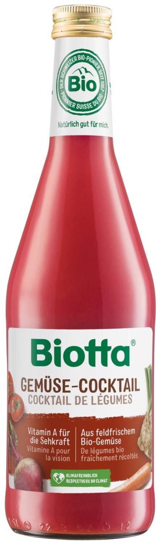 Biotta Gemüse Cocktail 50cl  Kar. 6