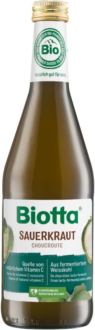 Biotta Sauerkraut 50cl  Kar. 6