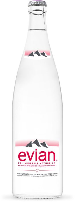 Evian Glas 100cl Har. 12