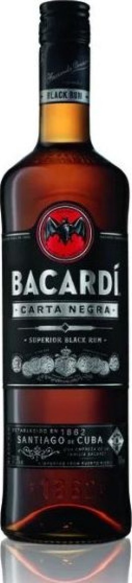 Bacardi Carta Negra Rum 70cl Kar. 6