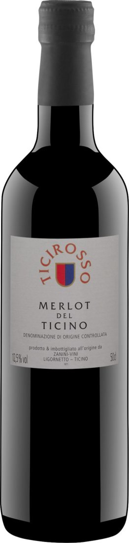 Ticirosso Merlot Ticino DOC 50cl Har. 15