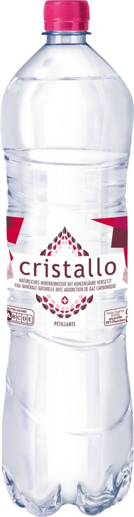 Cristallo rot mit viel CO2 PET 150cl Har. 6