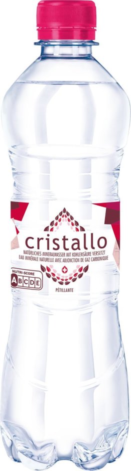 Cristallo rot mit viel CO2 PET 50cl Tray 12