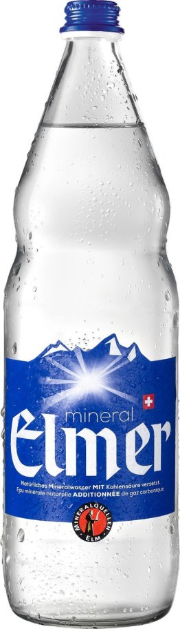 Elmer Mineral mit CO2 Glas 100cl Har. 12