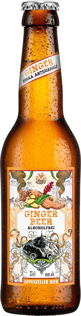 Appenzeller Ginger Beer Alkoholfrei 33cl Kar. 6