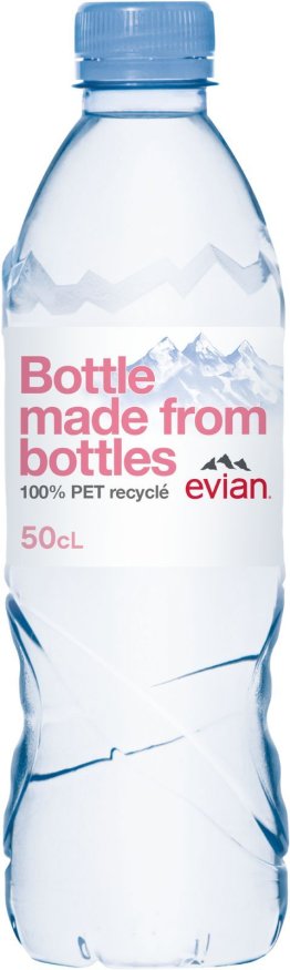 Evian PET 50cl Tray 24